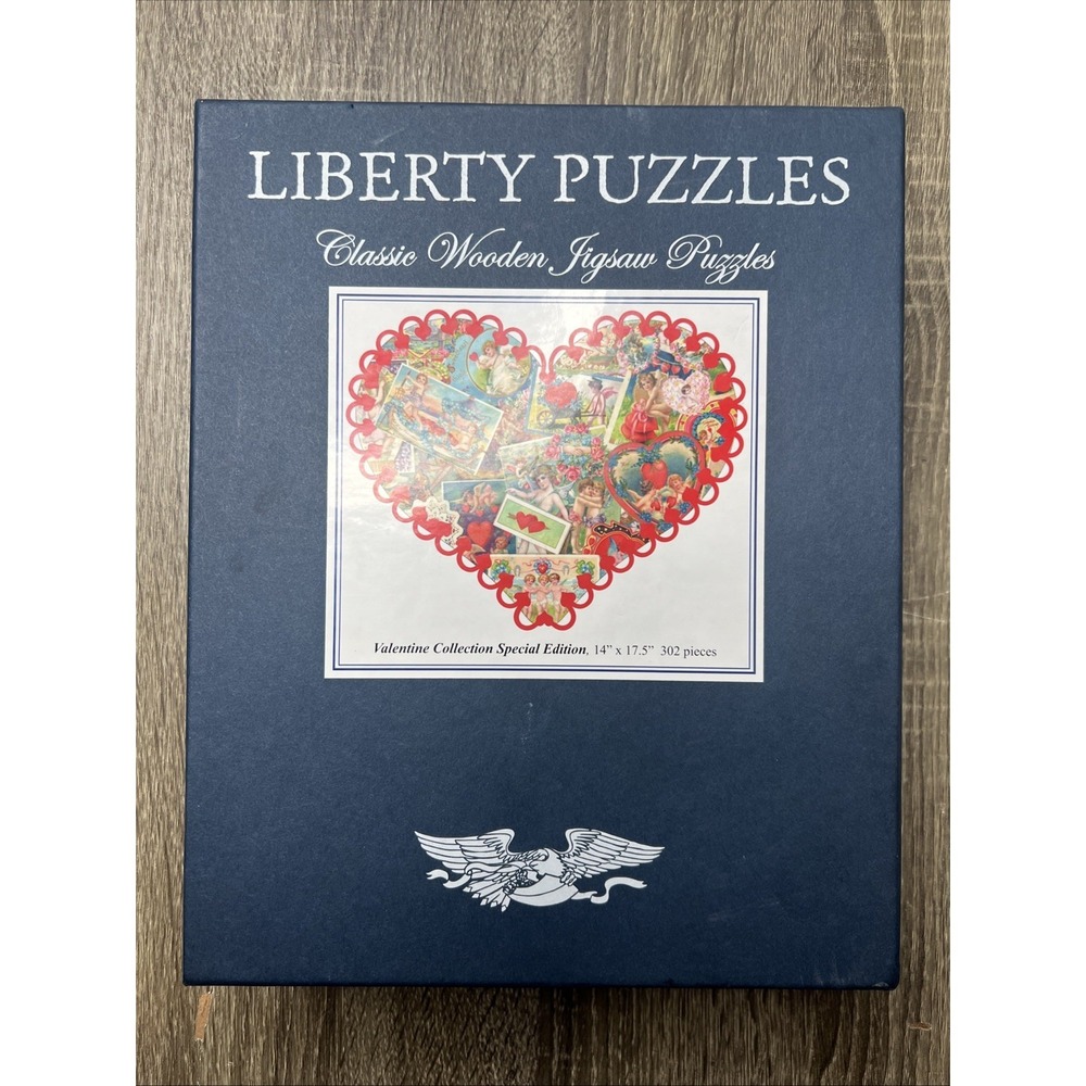 Liberty Wooden Jigsaw Puzzle Valentine Collection Special Edition 302 Pcs Heart